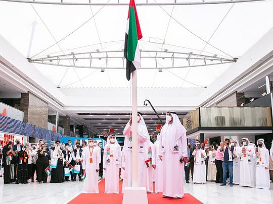 UAE flag raised on opening day at Sharjah International Book Fair
