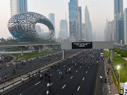 Dubai Ride 2021: Sheikh Zayed Road turns into cycling track