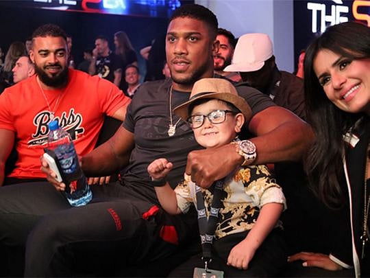 Will.i.am and Anthony Joshua among stars who turn out for boxing Fight ...