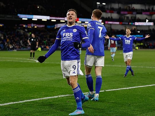 Jamie Vardy returns from injury to seal Leicester win over Burnley