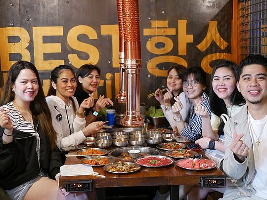 Head to Al Ghurair Centre’s Romantic Baka for an authentic Korean barbeque