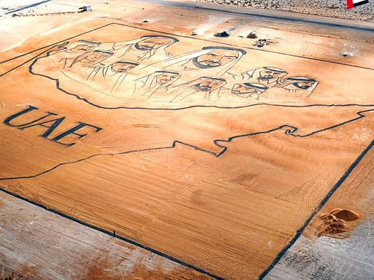 Watch: Filipino in UAE who created the world's largest sand image