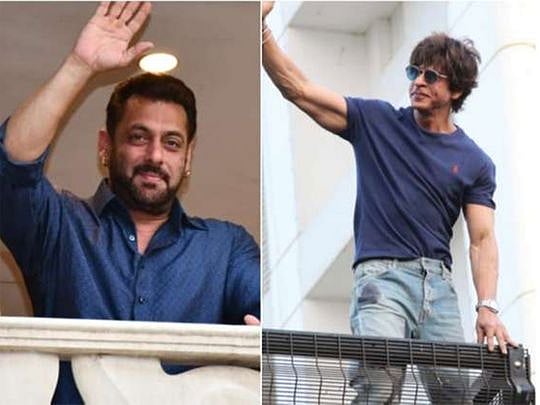 Eid Al Fitr: Shah Rukh Khan, Salman Khan greet fans at their Mumbai ...