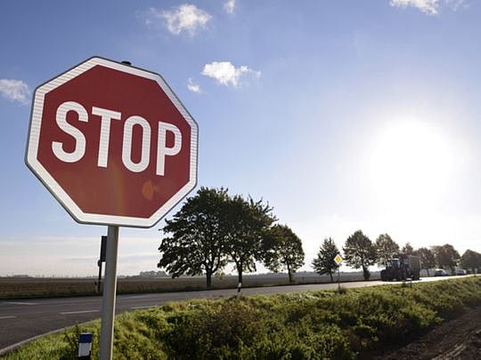 See a stop sign? Follow these four rules to avoid a Dh500 fine