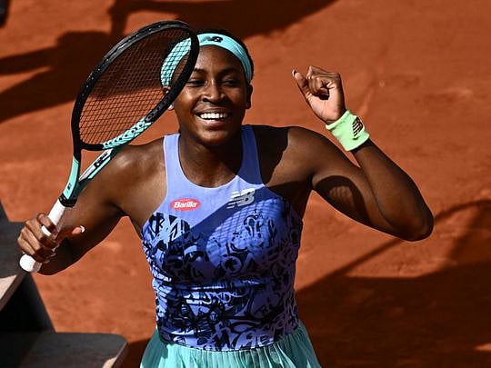 Gauff ranks high school graduation above French Open success