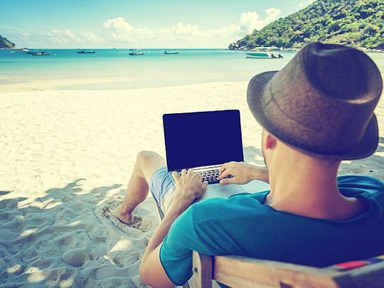 Working from a tropical island is the new working from home