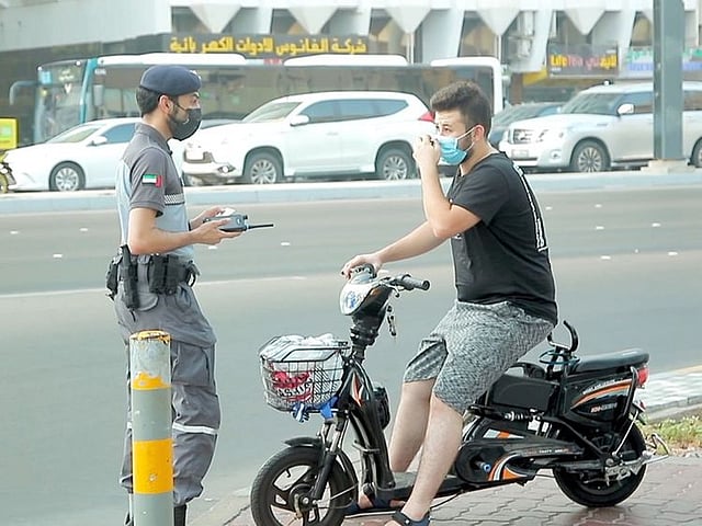 Watch: Abu Dhabi Police to fine riders for breaking safety rules