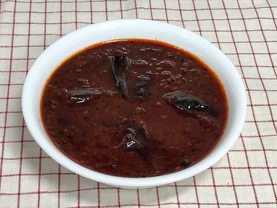 Video recipe for Kerala style spicy Inji Puli or ginger chutney