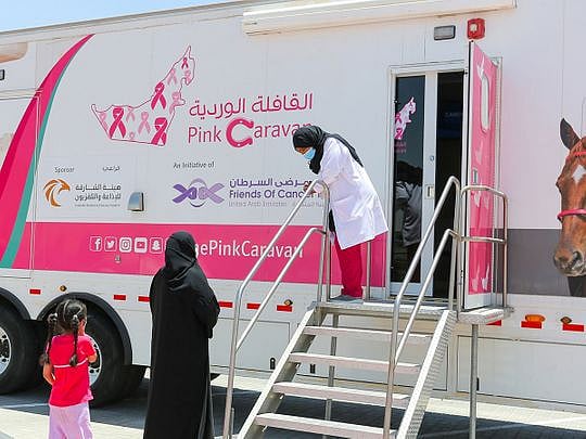 Pink Caravan Medical Mobile Clinic brings free cancer screenings to ...