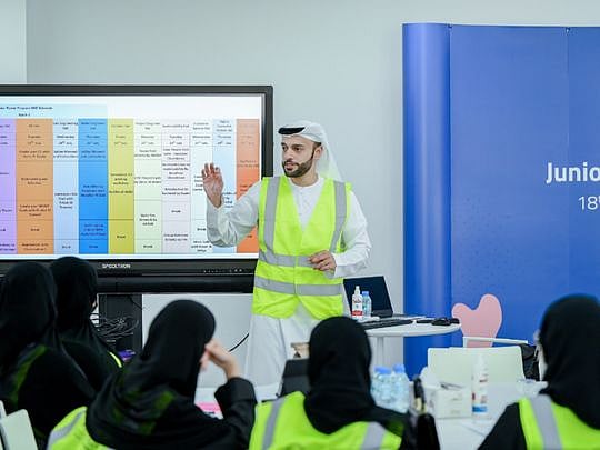 Abu Dhabi students learn about utilities sector