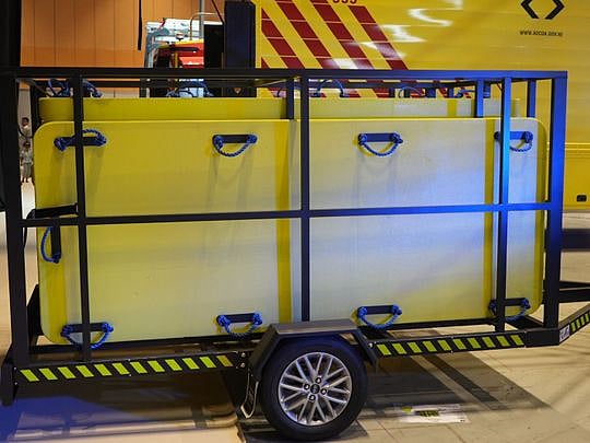 Dubai Civil Defence invents rescue boards to save lives