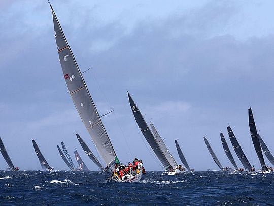 LOOK: Dramatic scenes in Sydney to Hobart sailing race