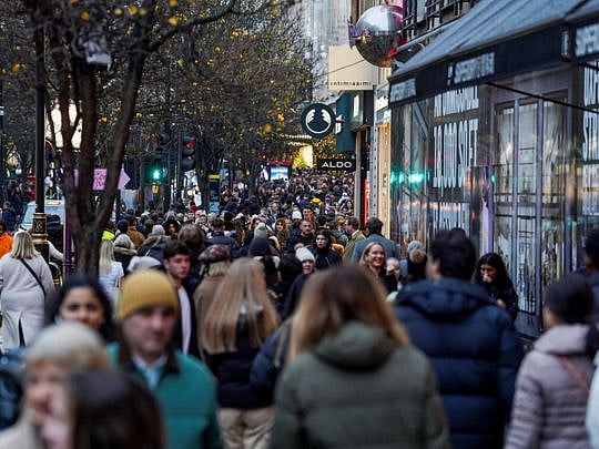 Inflation in UK shops dips from record high amid discounting