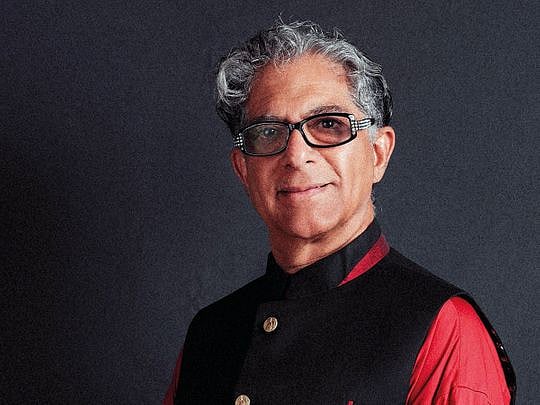 Celebrated author and speaker Dr Deepak Chopra has the formula for ...