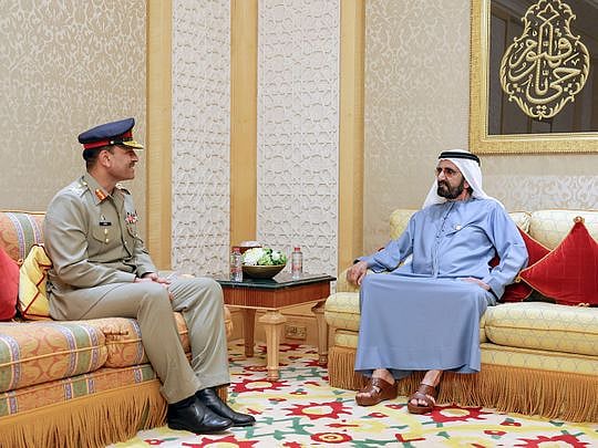 UAE Vice President Sheikh Mohammed bin Rashid meets Pakistan Army Chief ...
