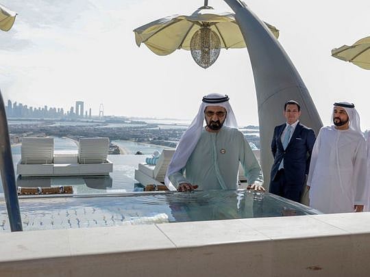 Sheikh Mohammed bin Rashid visits Atlantis The Royal, Dubai’s newest ...