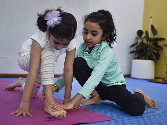Watch: Dubai girl, 7, is world’s youngest yoga instructor