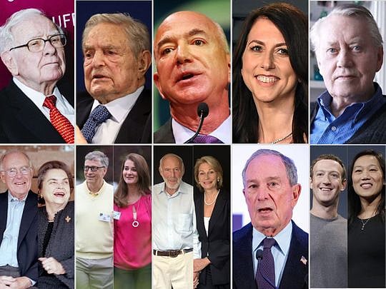 Top 10 givers in 2023: America&rsquo;s most charitable donors