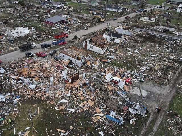 Videos: Death, destruction and anguish as deadly tornadoes charge ...