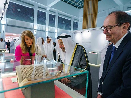UAE: Sheikh Sultan opens exhibition of rare Arabic manuscripts from Spain