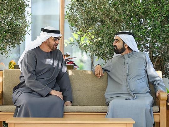 Video: Mohamed bin Zayed meets with Mohammed bin Rashid in Dubai