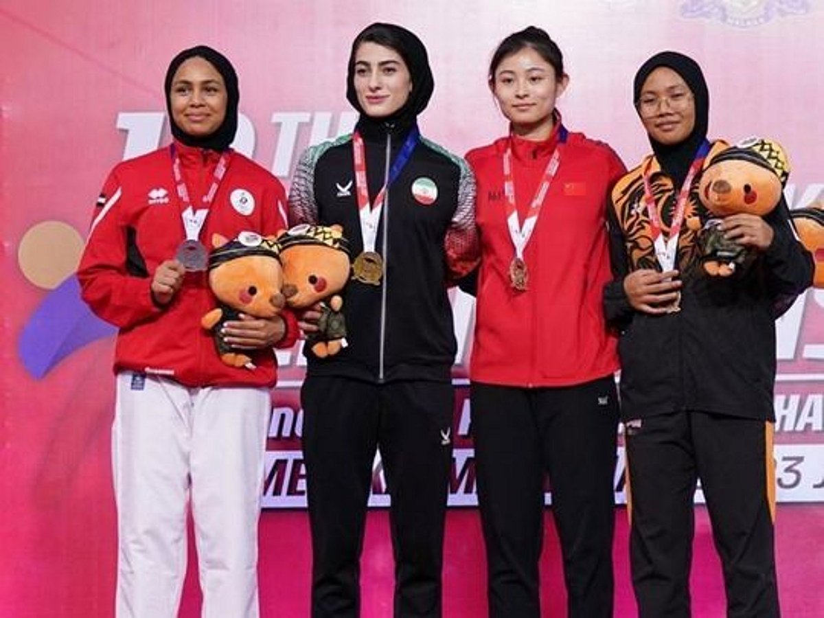 UAE's Sarah Al Ameri scoops silver medal at 19th Asian Senior Karate ...