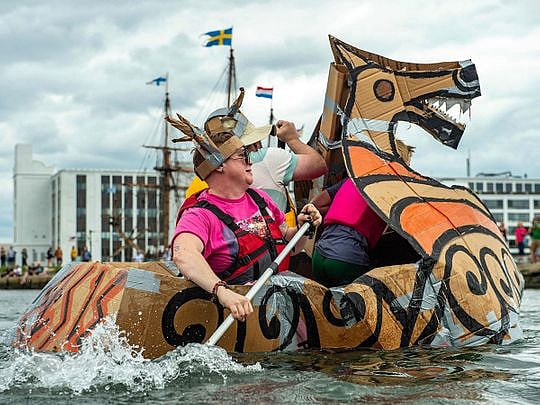 Photos: Great Salem Maritime Cardboard Boat Regatta
