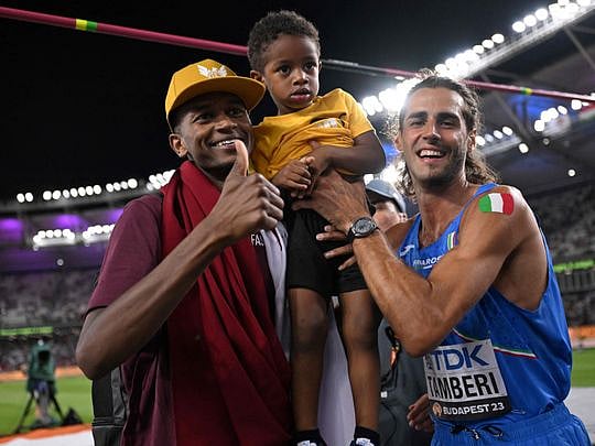Iconic shared Olympic gold moment will not be repeated, says Barshim