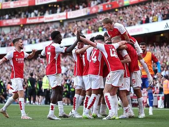 Declan Rice scores as Arsenal hit back to beat Manchester United