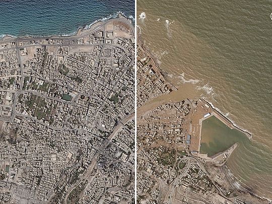 Before and After: Satellite images show flood devastation that killed ...