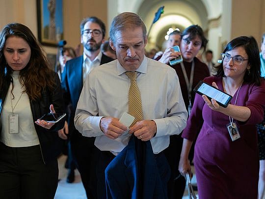 Republican Jim Jordan loses first US House speaker vote, plays for time