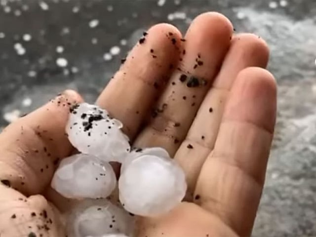 Hail In Rain Weather alert out: Heavy rain, hail, thunder, and lightning in some ...