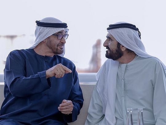 Video: UAE President receives Sheikh Mohammed bin Rashid at Qasr Al ...