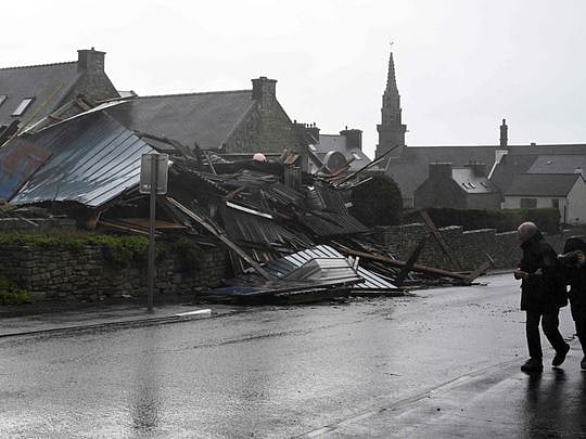 Seven dead as Western Europe hit by record winds of Storm Ciaran