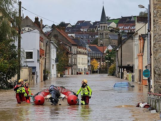 Heavy rains flood homes and crops in northern France