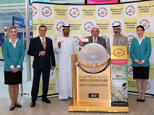 Saudi lawyer wins $1 million in Dubai Duty Free Millennium Millionaire draw