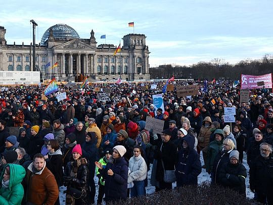 Tens of thousands of Germans flock to streets to decry far right ...