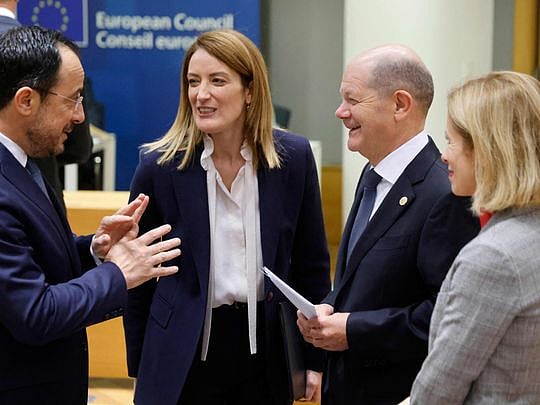 European Union agrees on a new €50 billion aid package for Ukraine ...