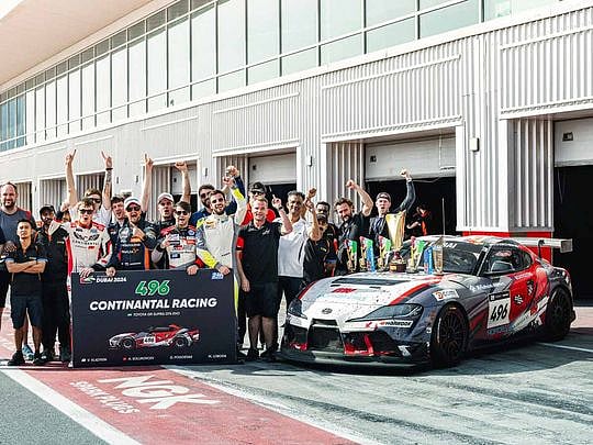 Continental Racing clinches victory in GT4 Class at the Hankook 24H Dubai