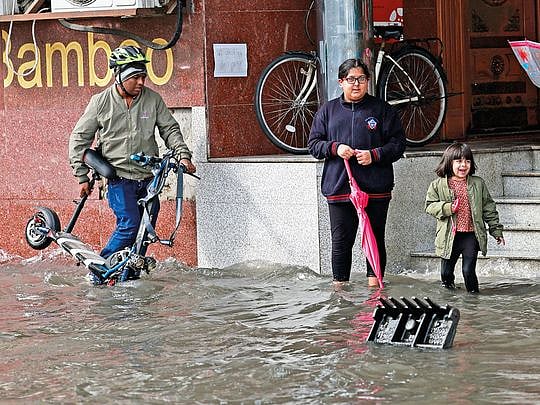 Photos: Residents wake up to heavy rains, flooded streets in parts of ...