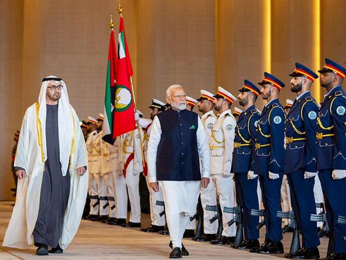 UAE President Receives Indian Prime Minister Narendra Modi In Abu Dhabi uae-president-receives-indian-prime-minister-narendra-modi-in-abu-dhabi