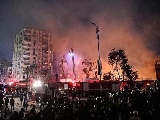 Inferno destroys prestigious Arab film studio in Cairo