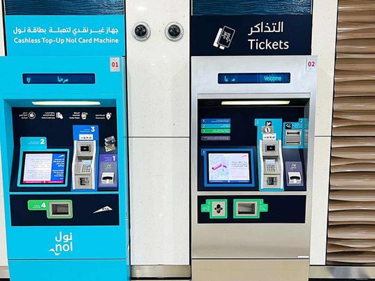 Look: Cashless nol card top-up machines at Dubai metro stations to cut ...