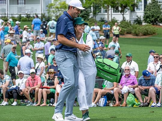 Scheffler going from Green Jacket to diaper duty