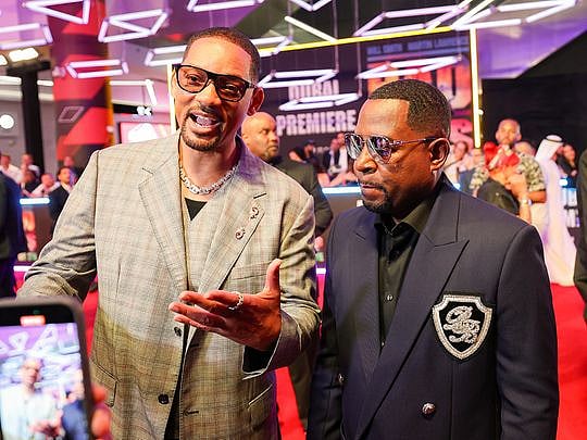 Hollywood actors Will Smith and Martin Lawrence from 'Bad Boys: Ride or ...