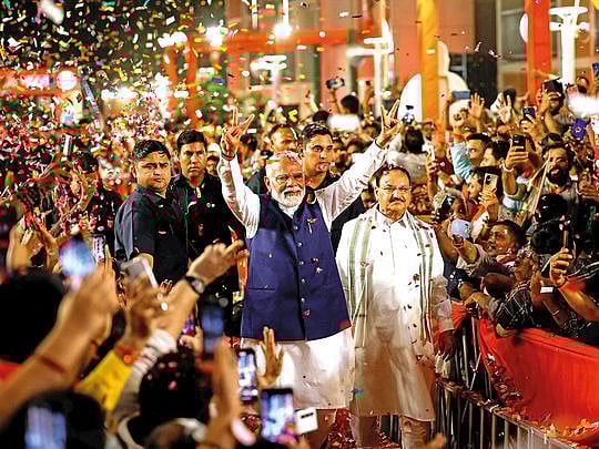 India Election Results 2024 Modi Claims Victory For Alliance Despite