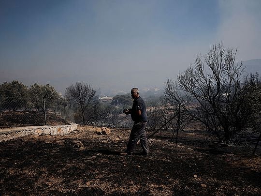Greece fire sparks evacuations near Athens