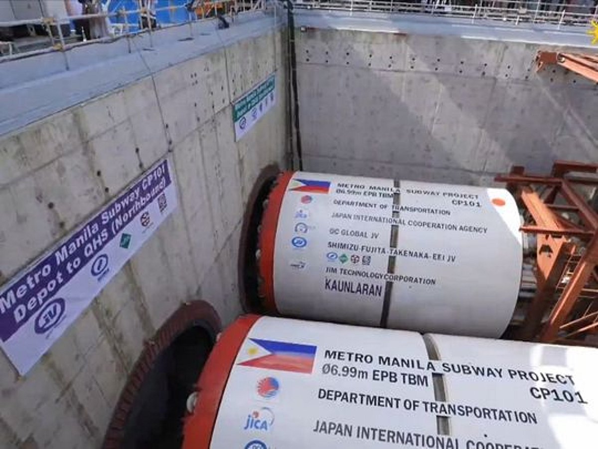 Boring Project 19 tunnel boring machines for Manila subway set