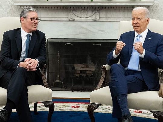 Biden hails ‘best of allies’ in first talks with UK’s Starmer