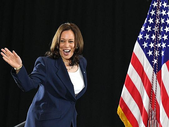 Kamala Harris lashes out at Trump as Democrats unite